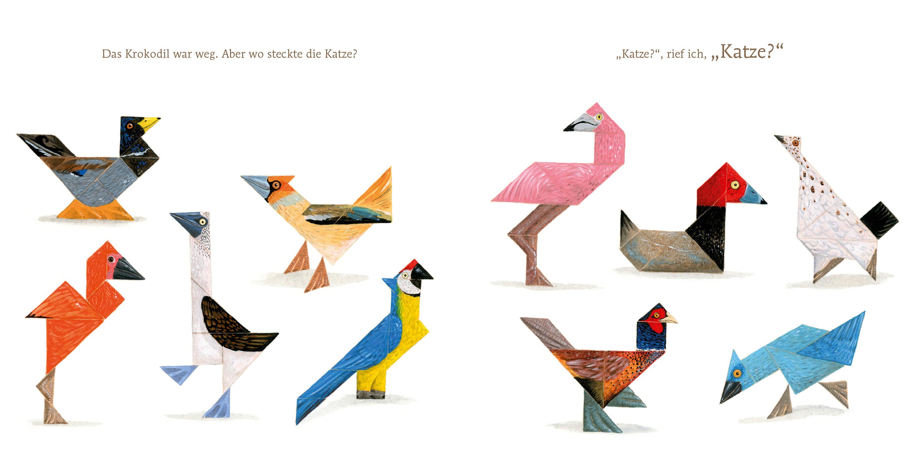 Beispielinhalt (Bild) Tangram Katze