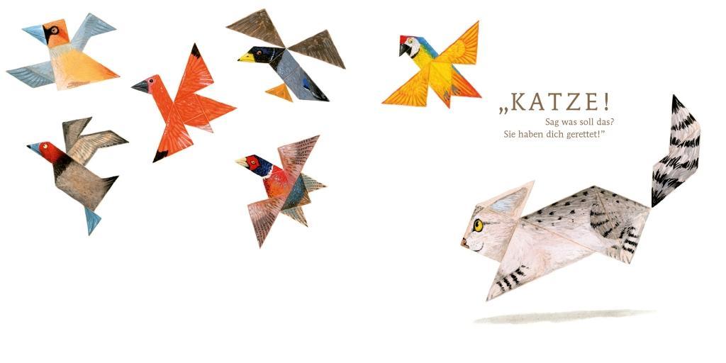 Beispielinhalt (Bild) Tangram Katze