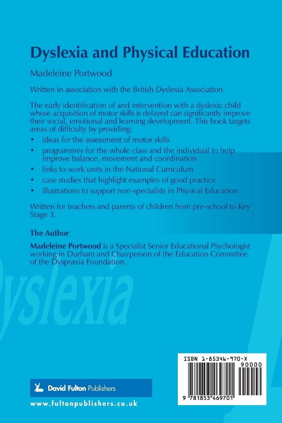 Rückseitencover Dyslexia and Physical Education