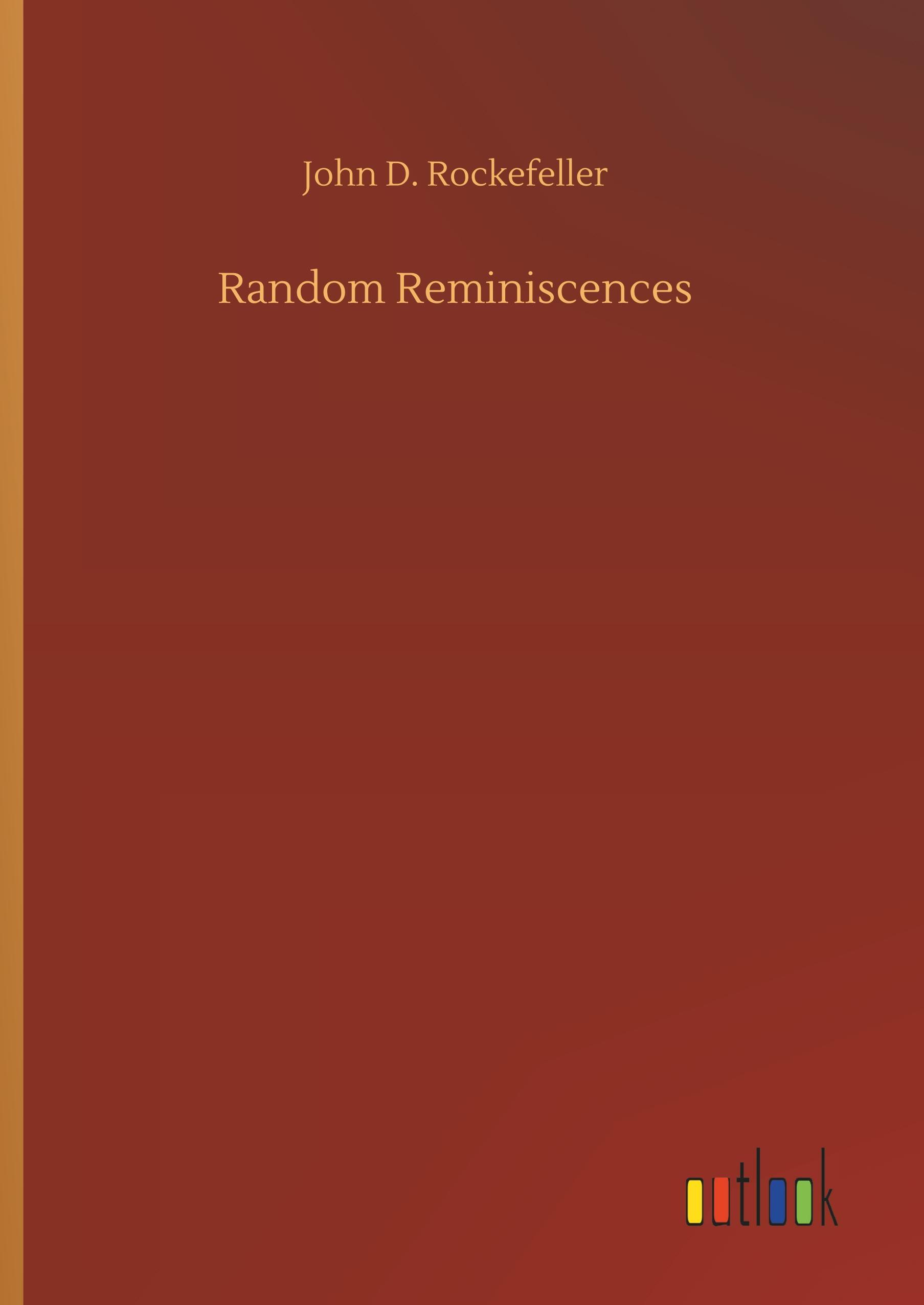 Vorderes Coverbild Random Reminiscences