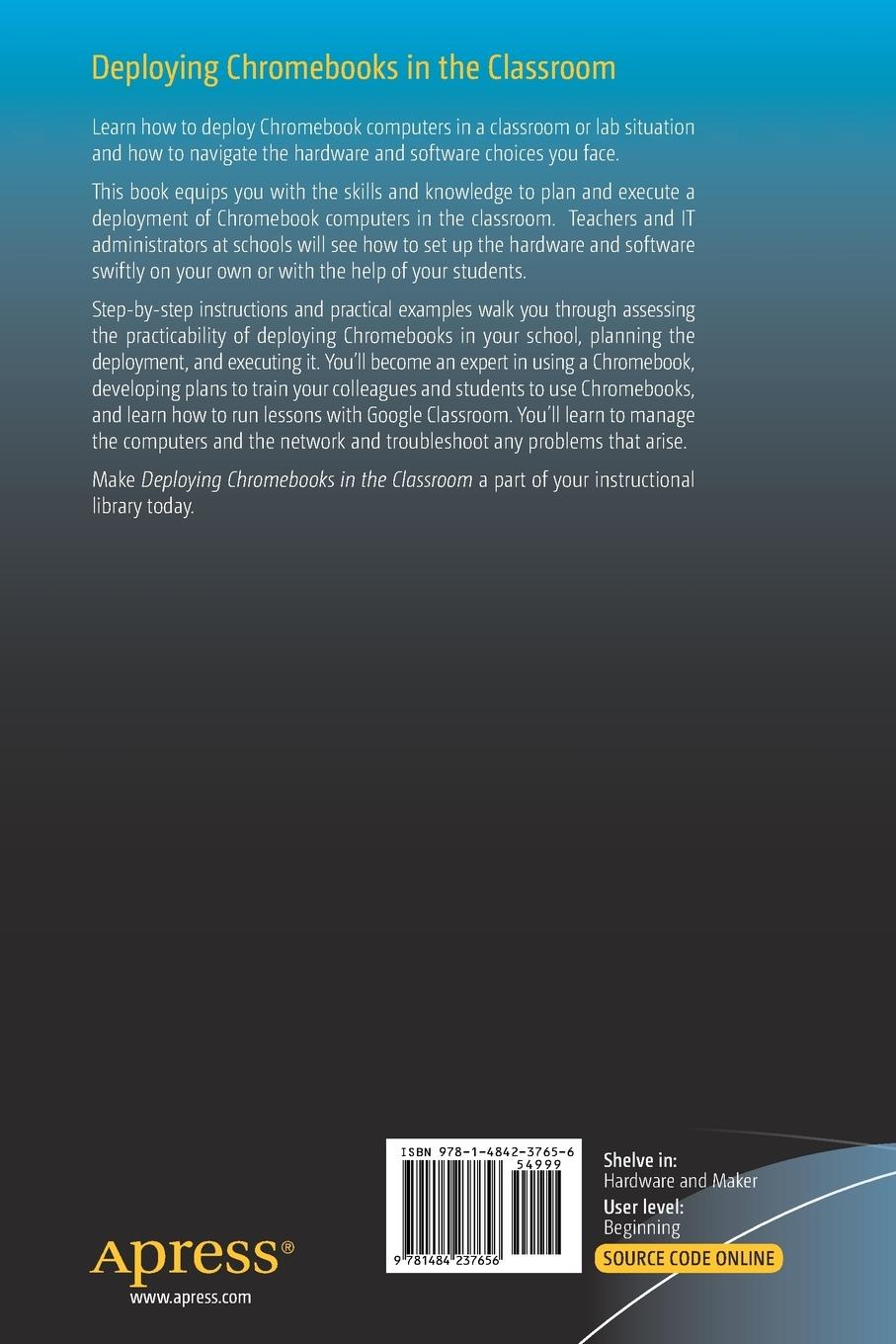 Rückseitencover Deploying Chromebooks in the Classroom