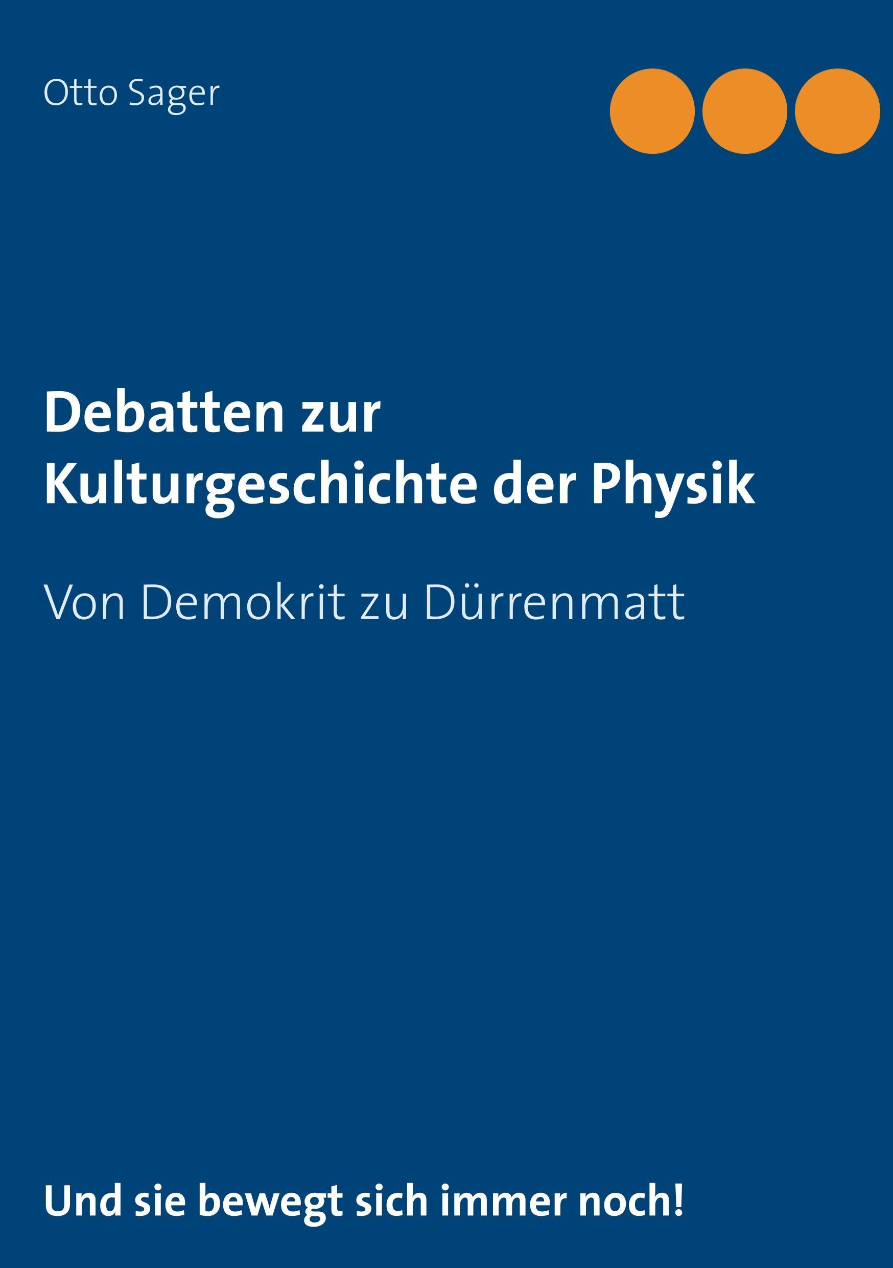 Vorderes Coverbild Debatten zur Kulturgeschichte der Physik