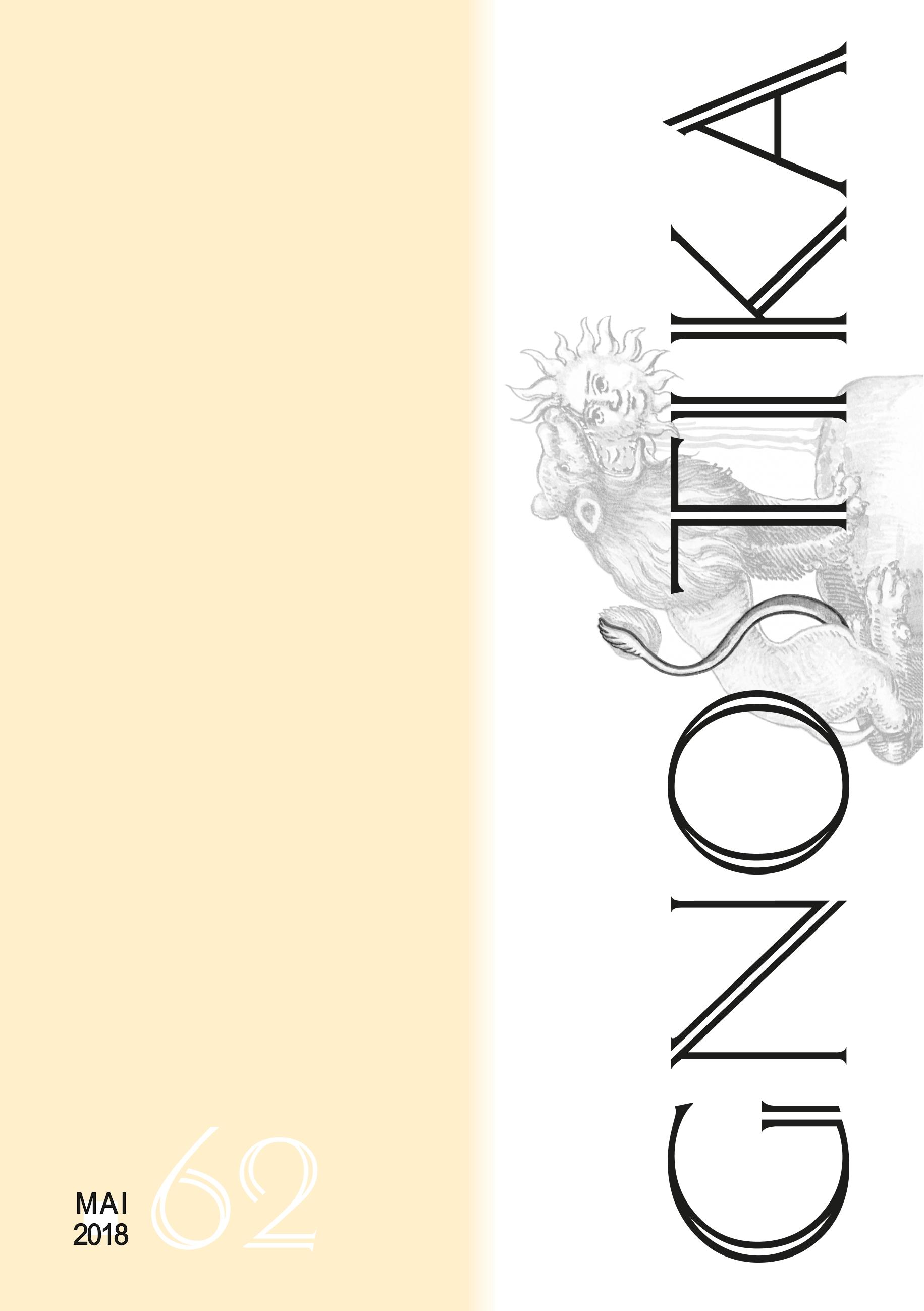 Vorderes Coverbild Gnostika 62