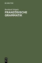 Vorderes Coverbild Französische Grammatik