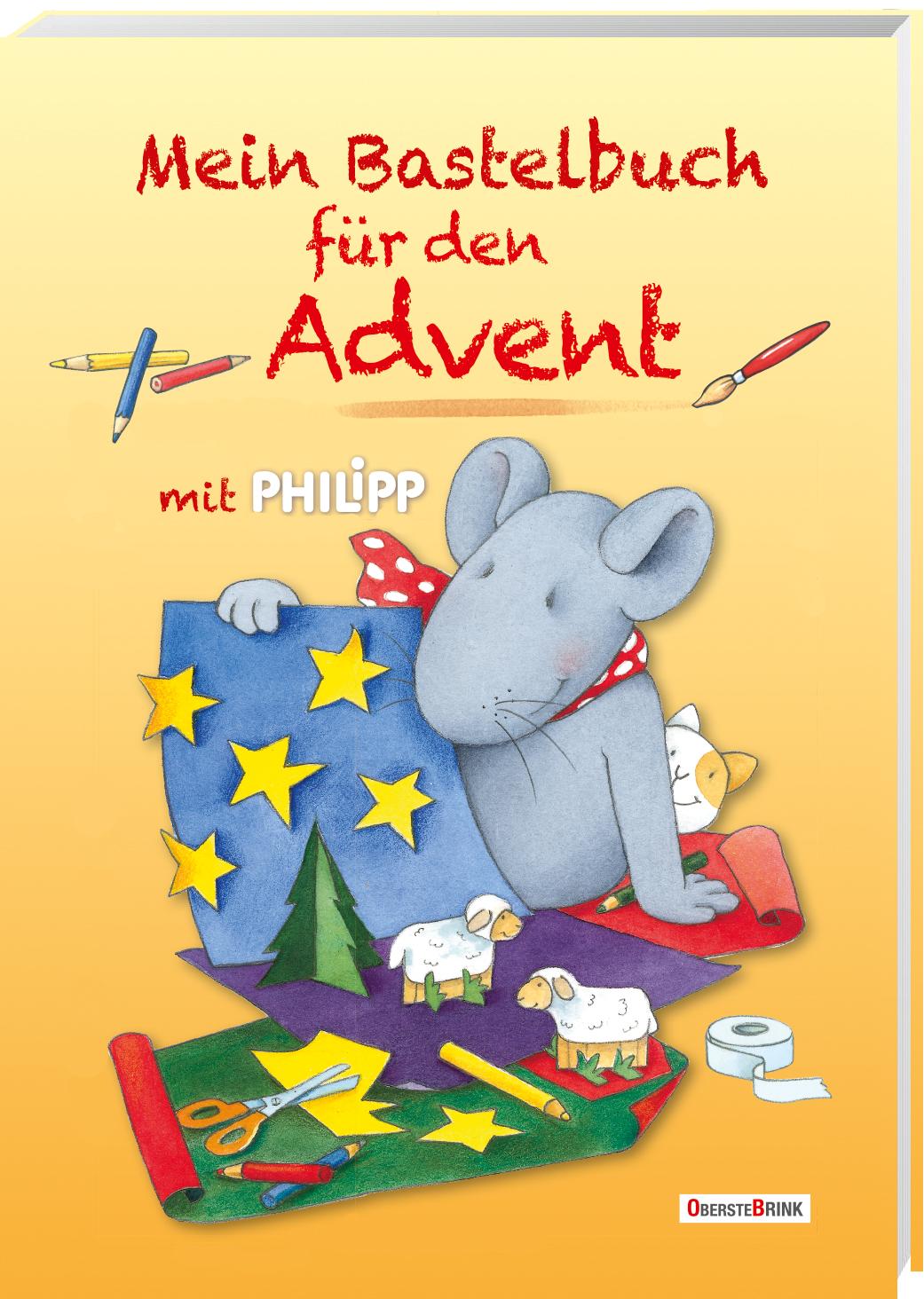 Vorderes Coverbild Mein Bastelbuch für den Advent mit Philipp