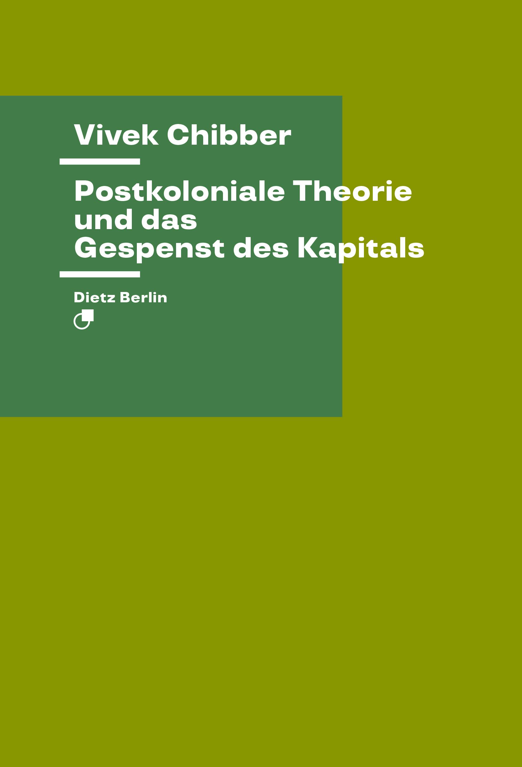 Vorderes Coverbild Postkoloniale Theorie und das Gespenst des Kapitals