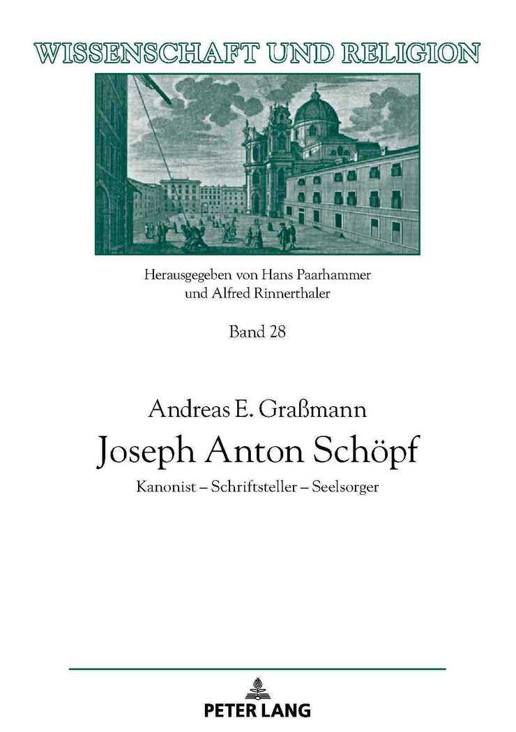 Vorderes Coverbild Joseph Anton Schöpf