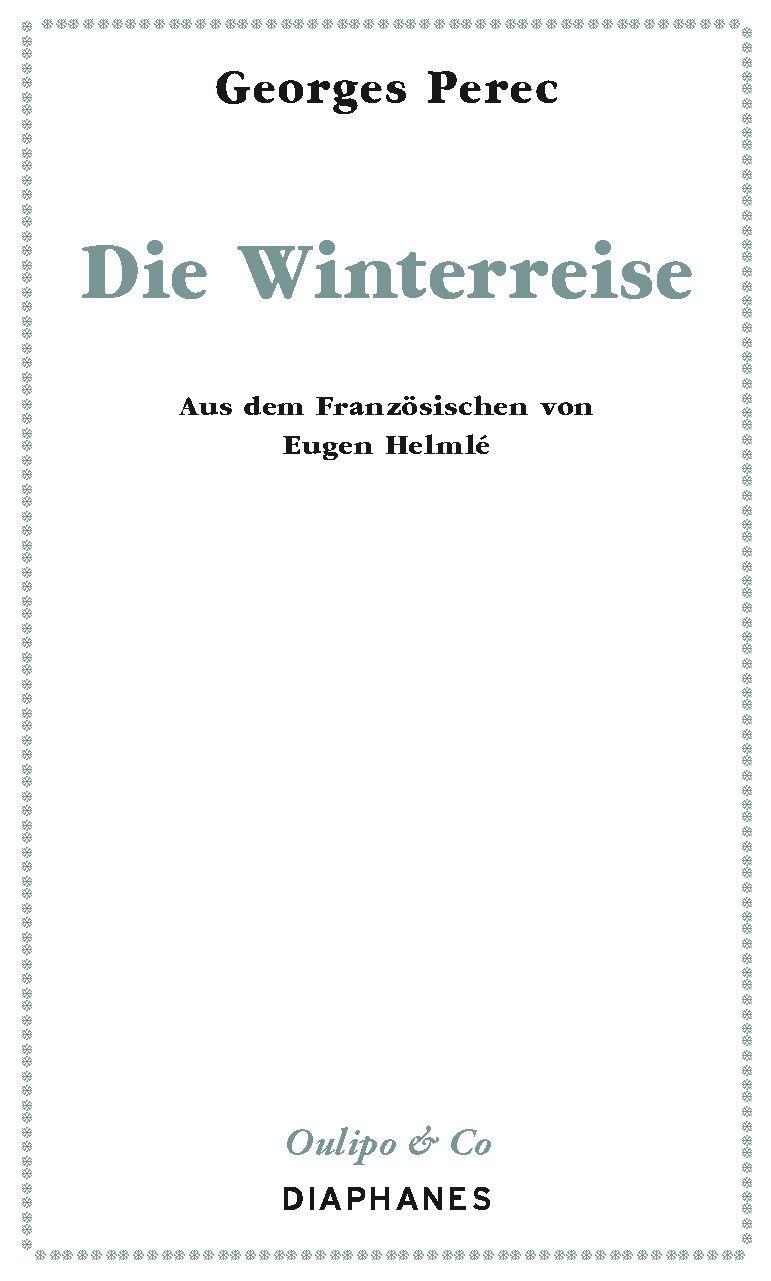 Vorderes Coverbild Die Winterreise