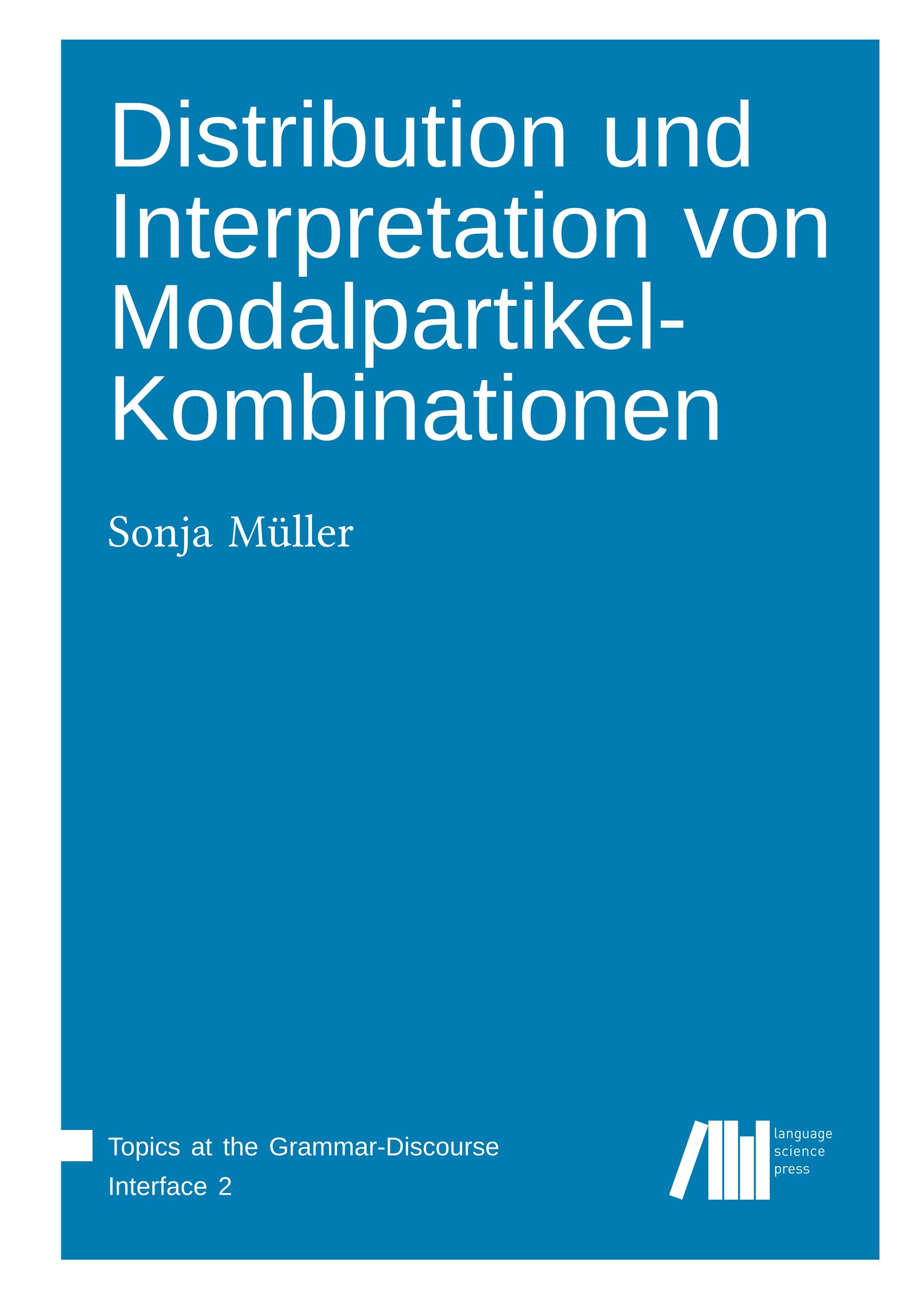 Vorderes Coverbild Distribution und Interpretation von Modalpartikel-Kombinationen