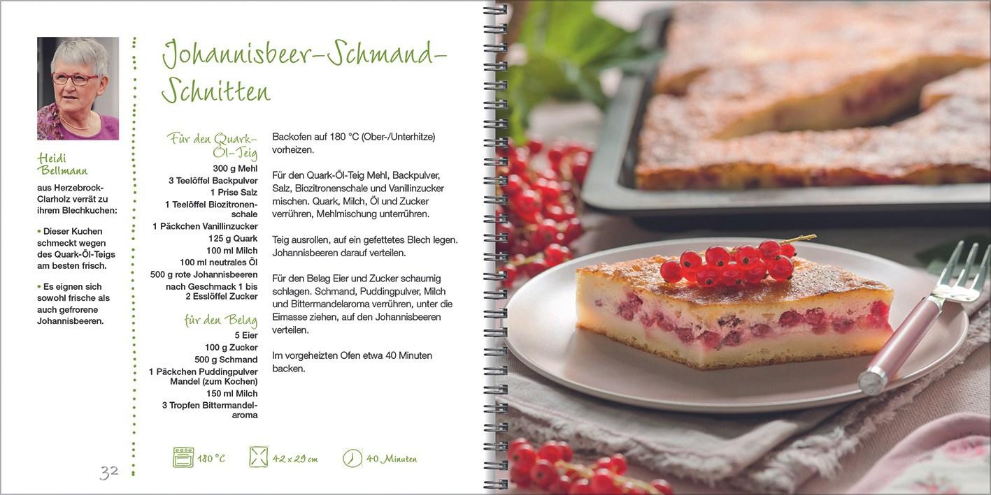 Beispielinhalt (Bild) allerbeste Blechkuchen