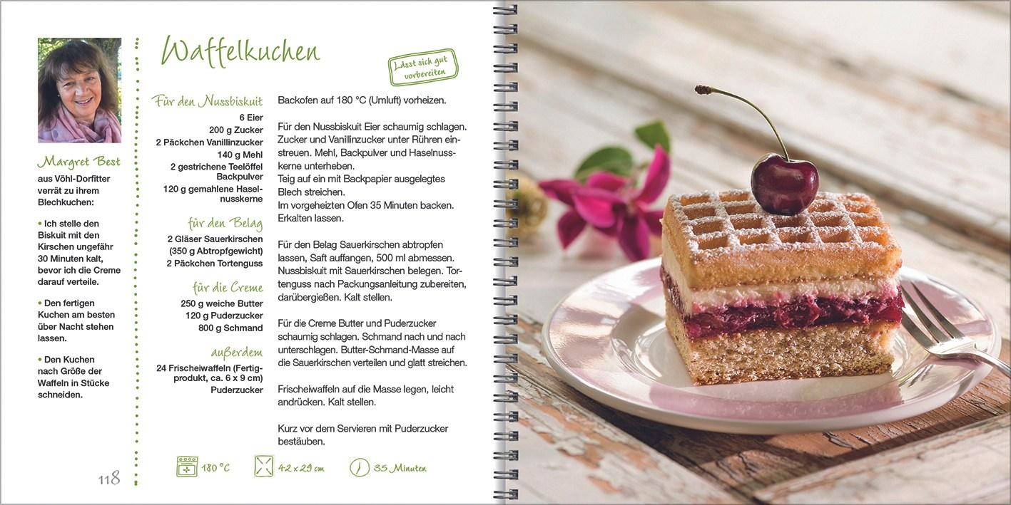 Beispielinhalt (Bild) allerbeste Blechkuchen