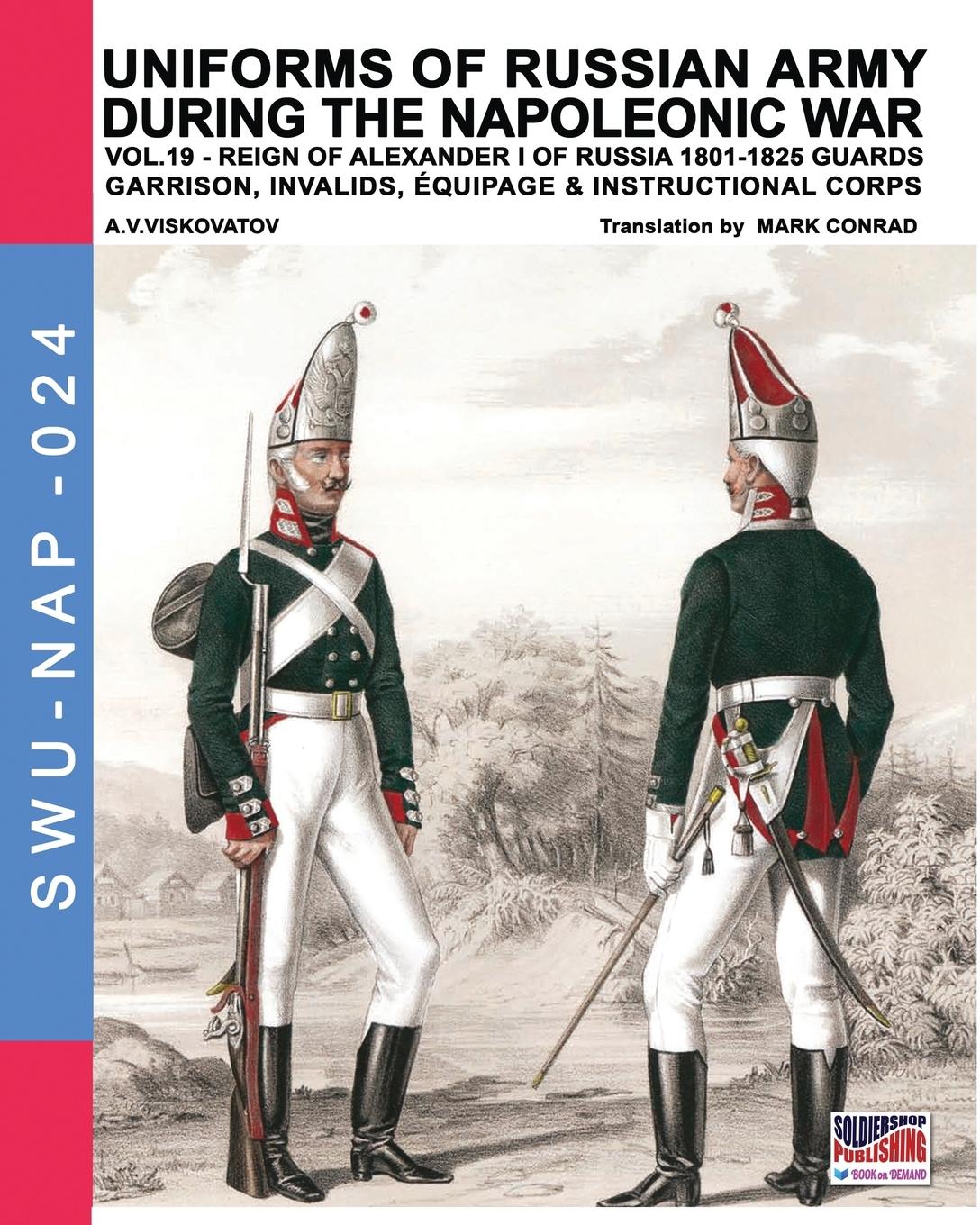Vorderes Coverbild Uniforms of Russian army during the Napoleonic war vol.19