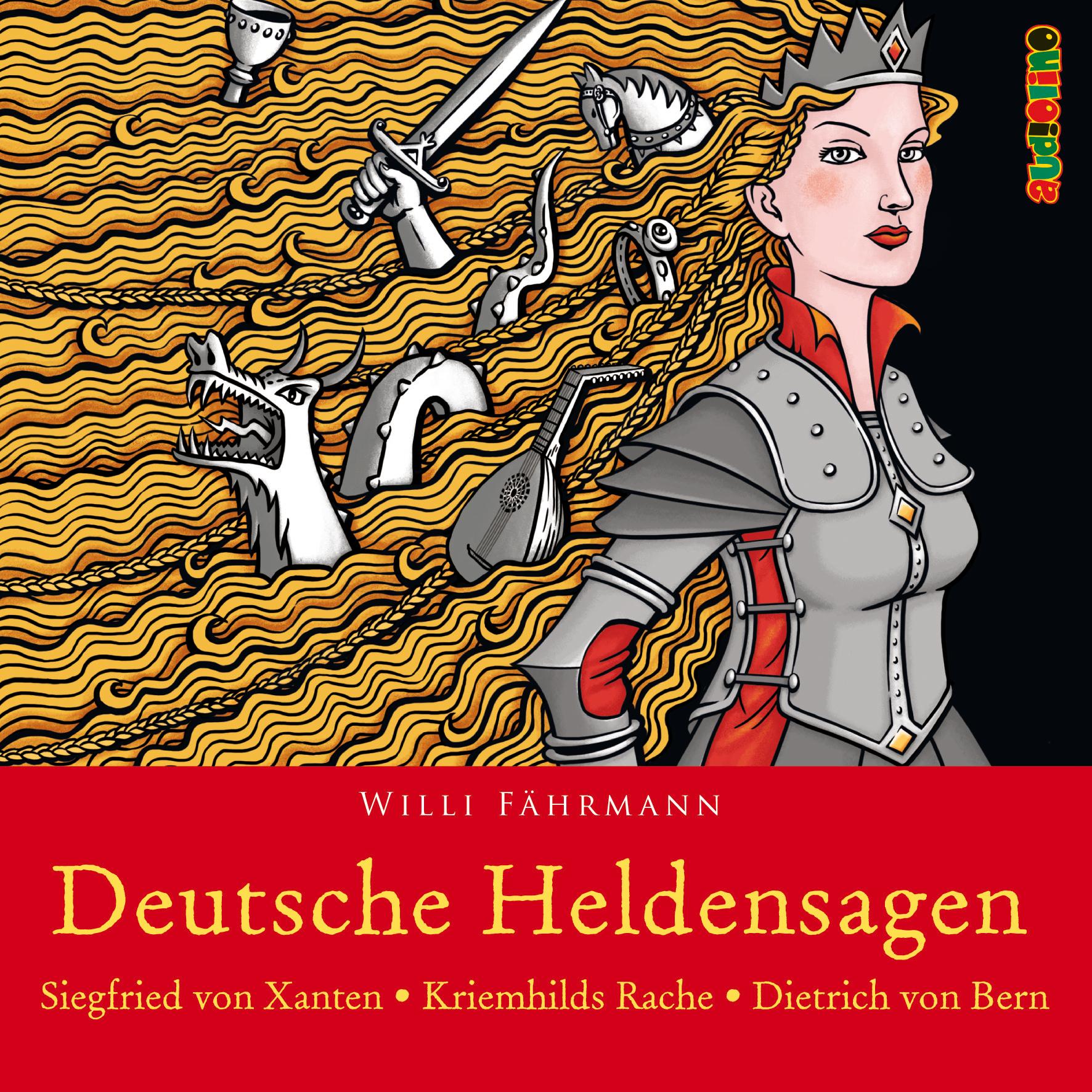 Vorderes Coverbild Deutsche Heldensagen. Teil 1