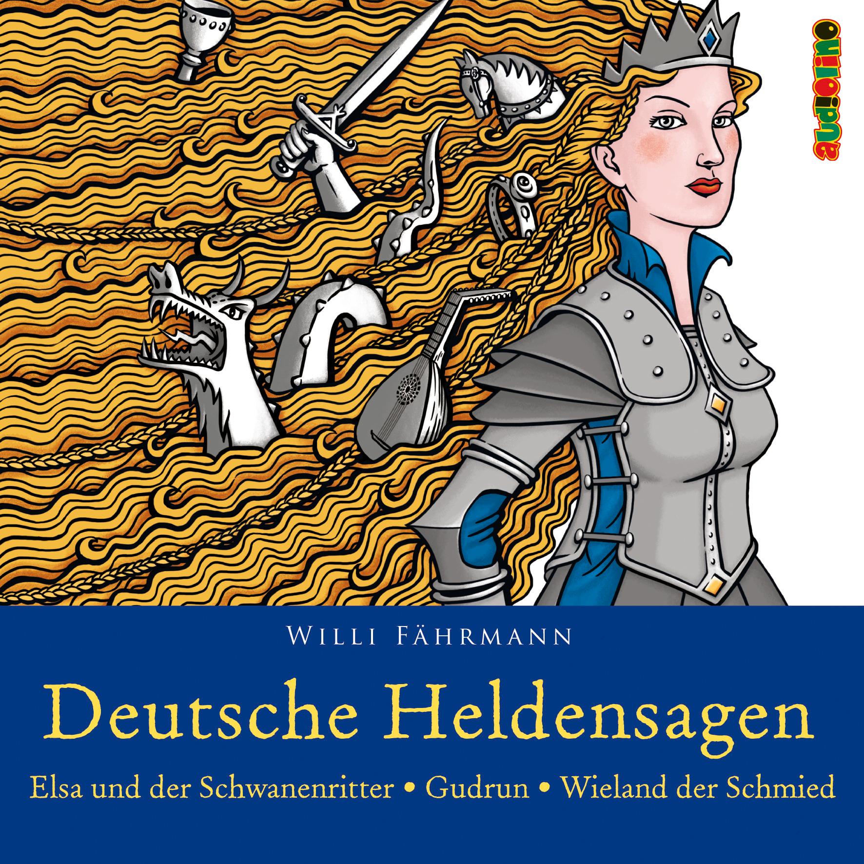Vorderes Coverbild Deutsche Heldensagen. Teil 2