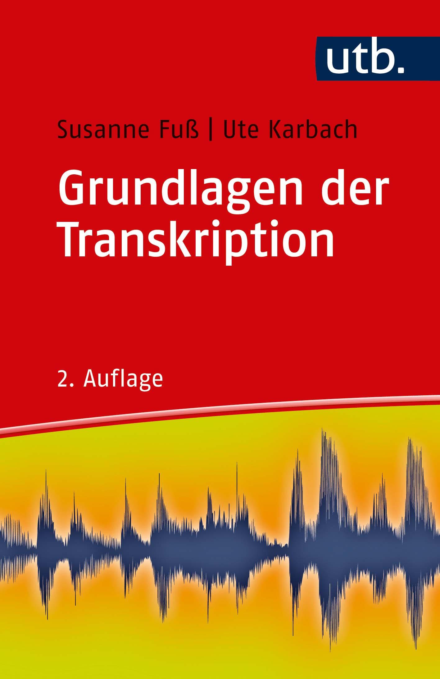 Vorderes Coverbild Grundlagen der Transkription