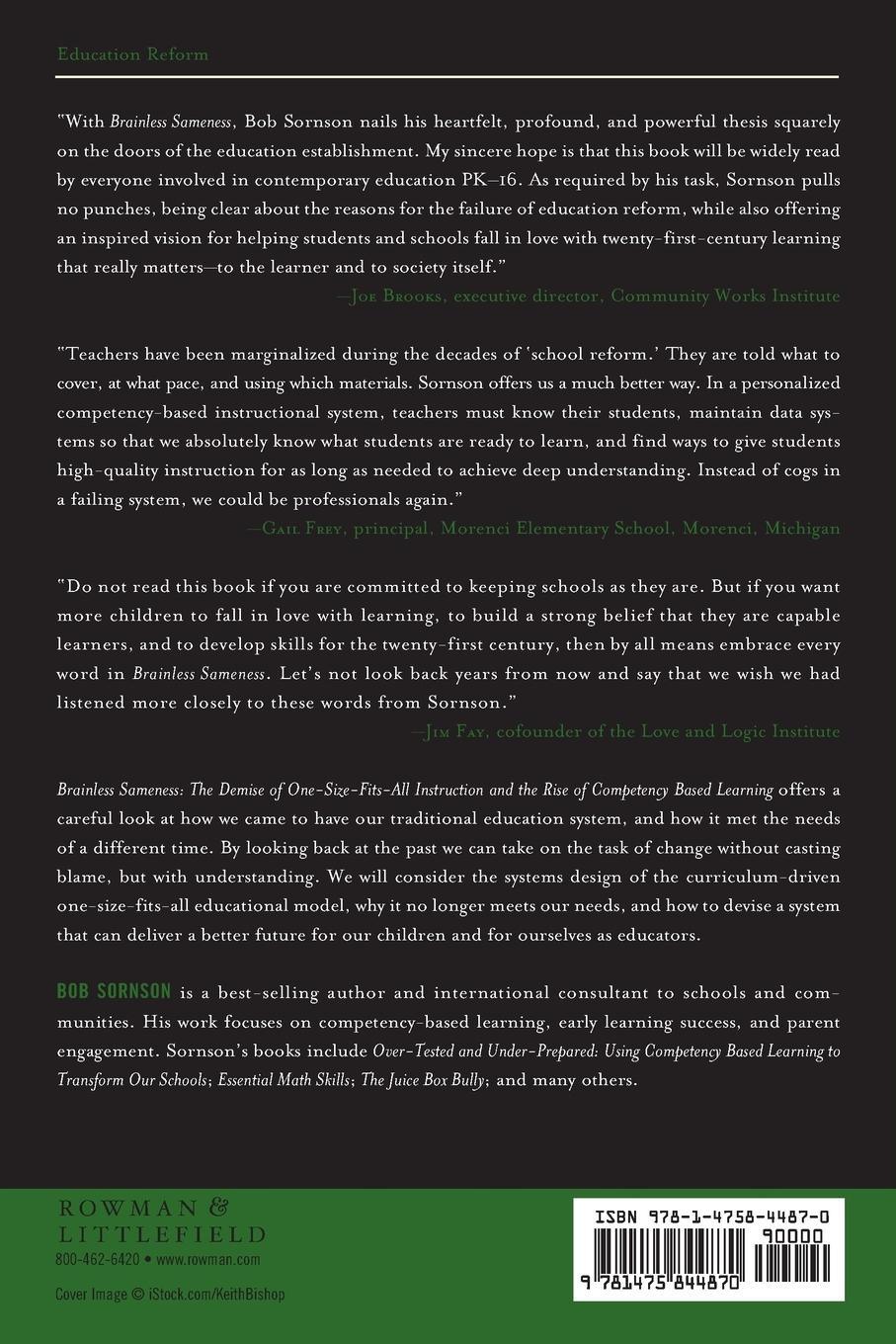 Rückseitencover Brainless Sameness