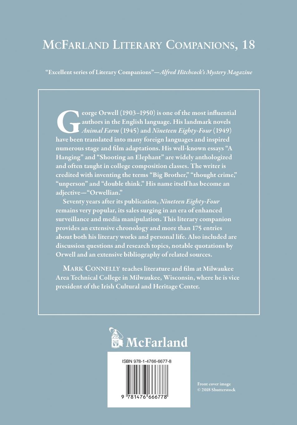 Rückseitencover George Orwell