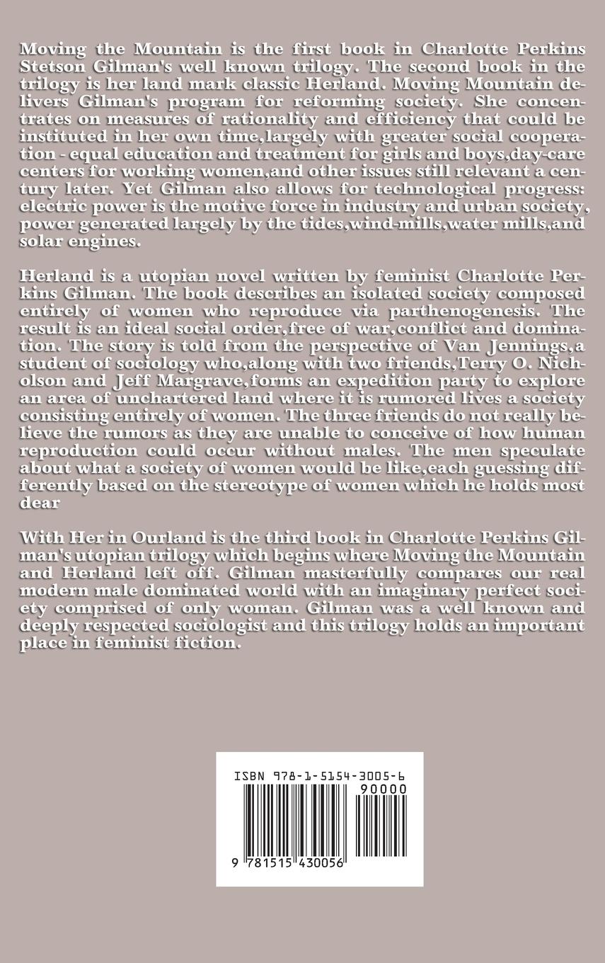 Rückseitencover The Herland Trilogy