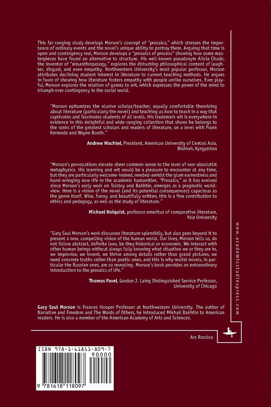 Rückseitencover Prosaics and Other Provocations