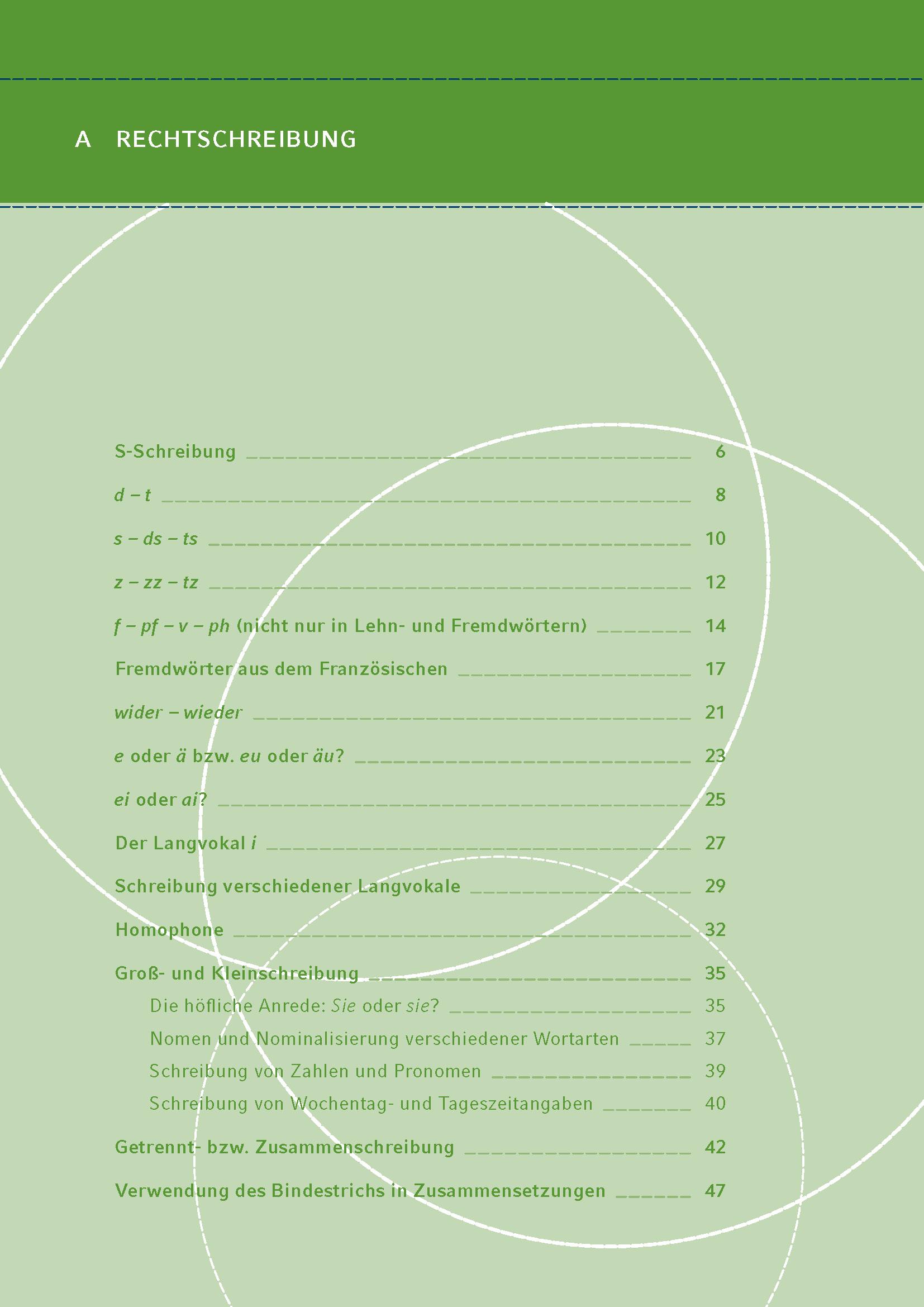 Beispielinhalt (Bild) Fit in Rechtschreibung und Zeichensetzung für die Oberstufe (SEK II).