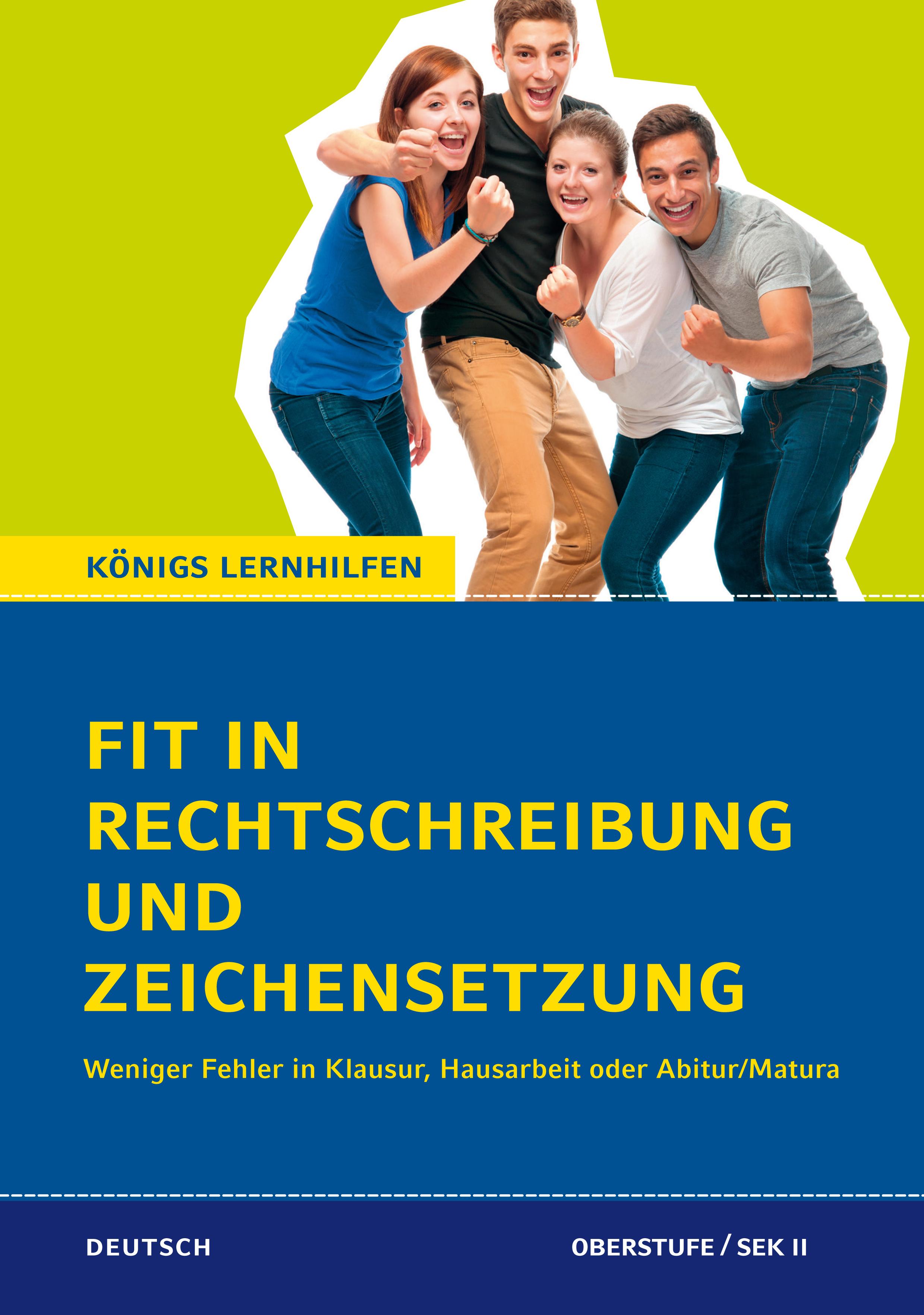 Vorderes Coverbild Fit in Rechtschreibung und Zeichensetzung für die Oberstufe (SEK II).