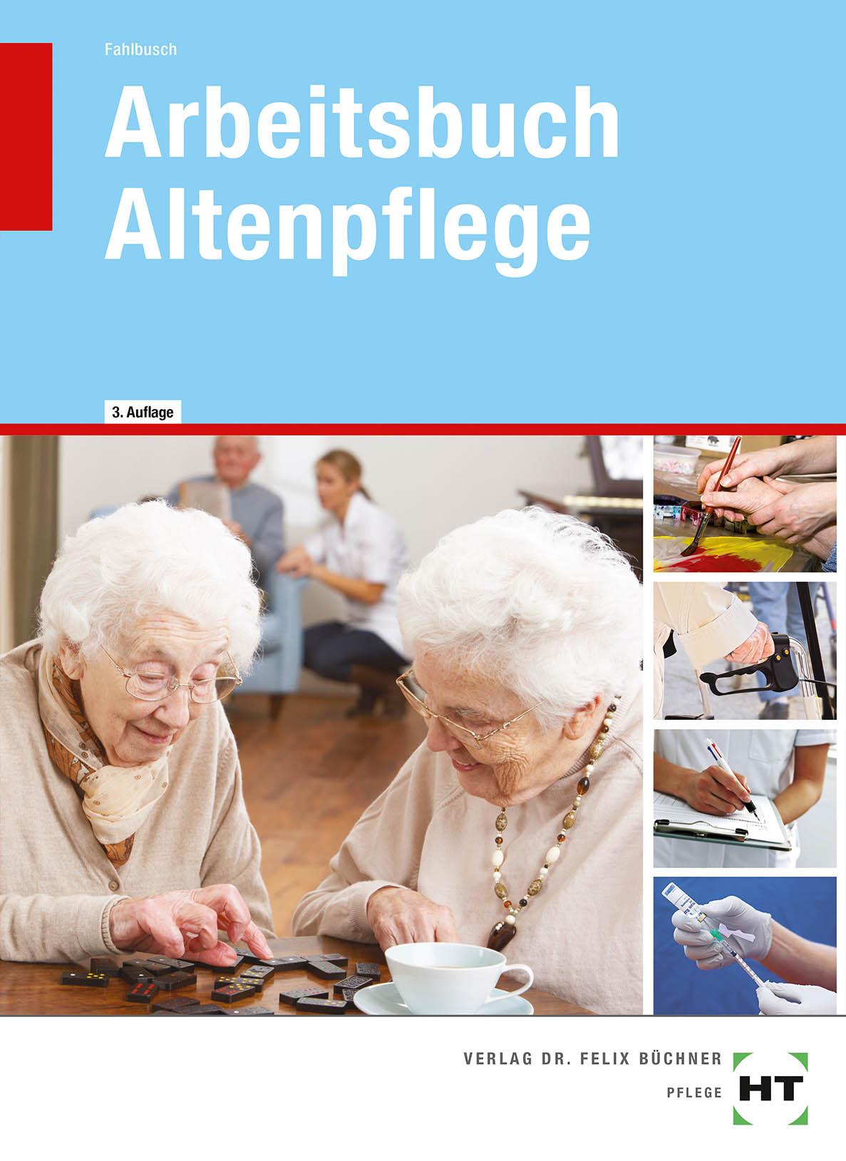Vorderes Coverbild Arbeitsbuch - Altenpflege