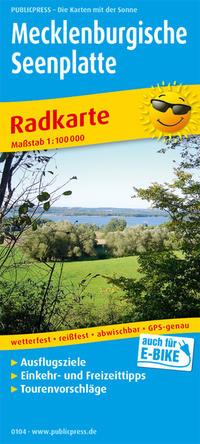 Vorderes Coverbild Mecklenburgische Seenplatte 1:100 000
