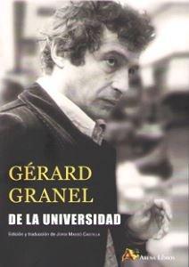 Vorderes Coverbild DE LA UNIVERSIDAD