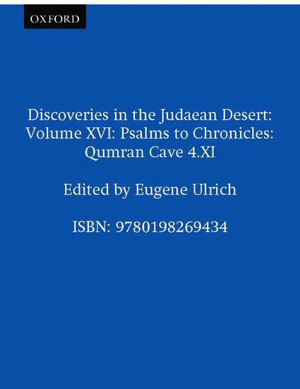 Vorderes Coverbild Qumran Cave 4