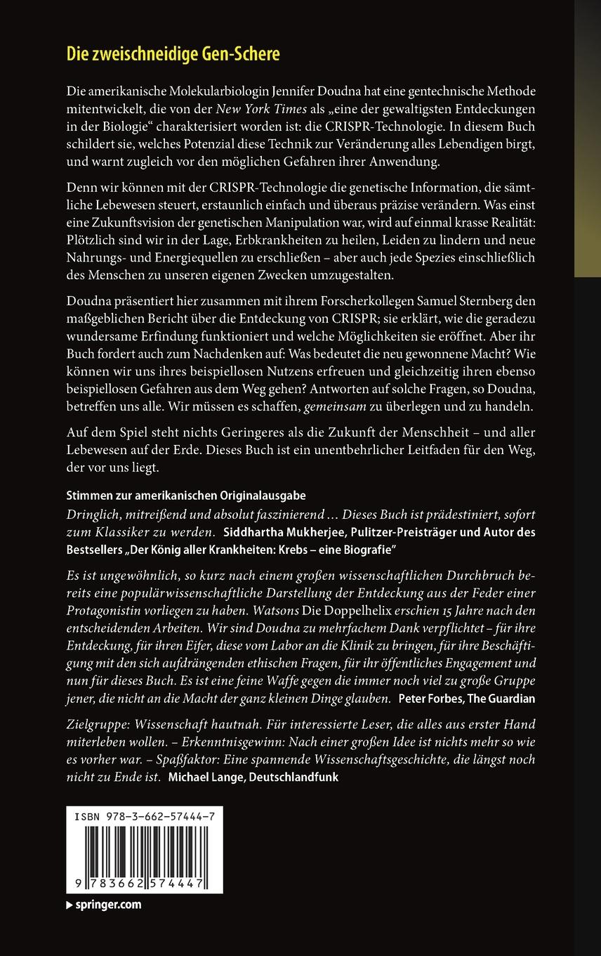 Rückseitencover Eingriff in die Evolution