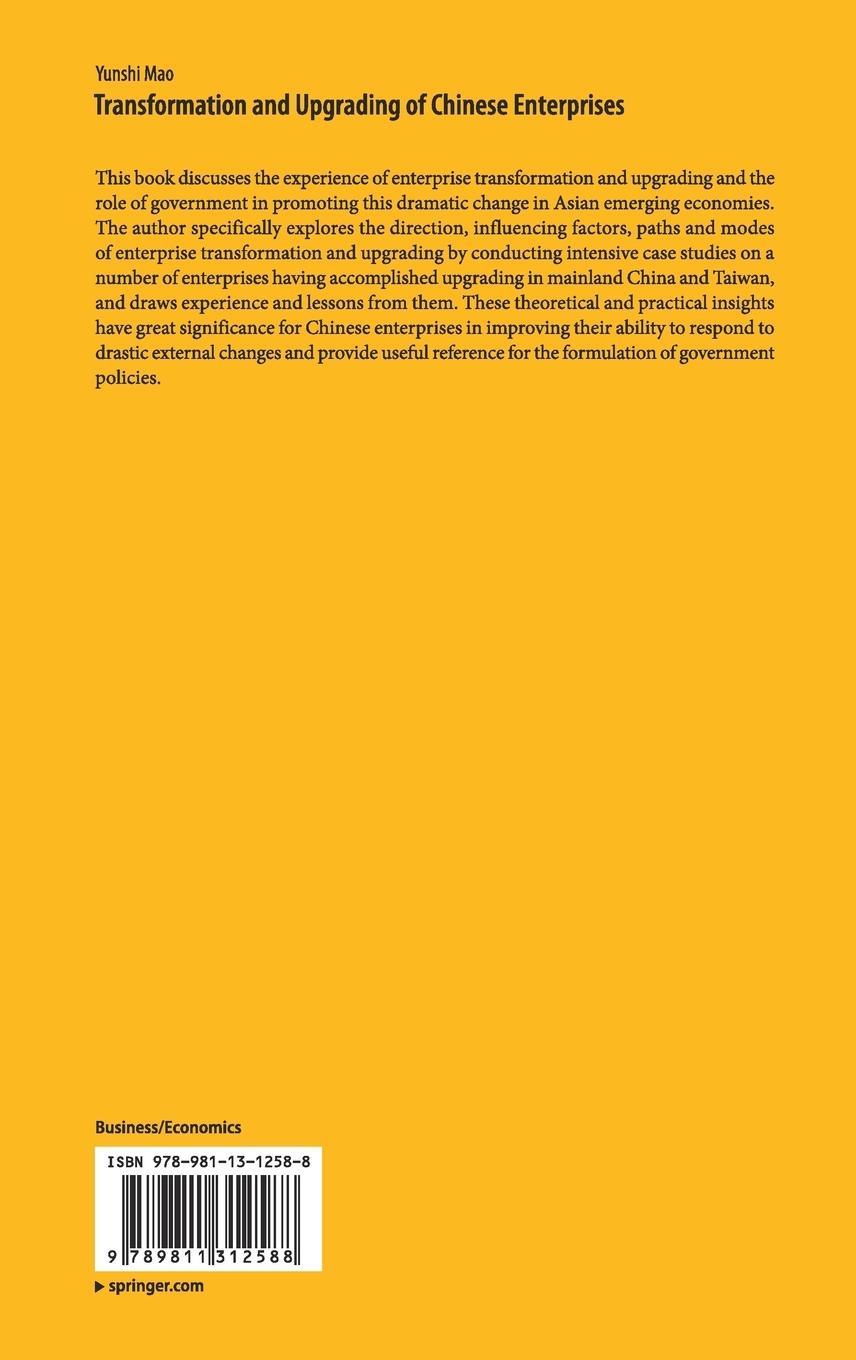 Rückseitencover Transformation and Upgrading of Chinese Enterprises