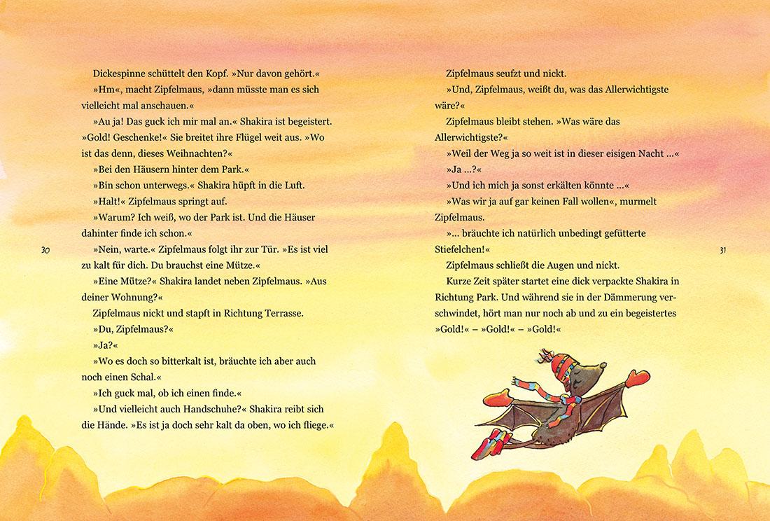 Beispielinhalt (Bild) Zipfelmaus und der wunderbare Weihnachtsplan