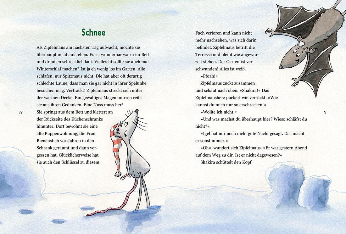 Beispielinhalt (Bild) Zipfelmaus und der wunderbare Weihnachtsplan