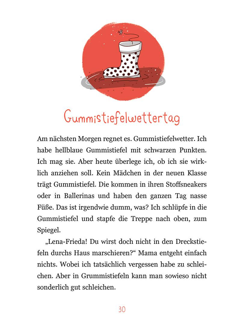 Beispielinhalt (Bild) Frieda und das Glück der kleinen Dinge