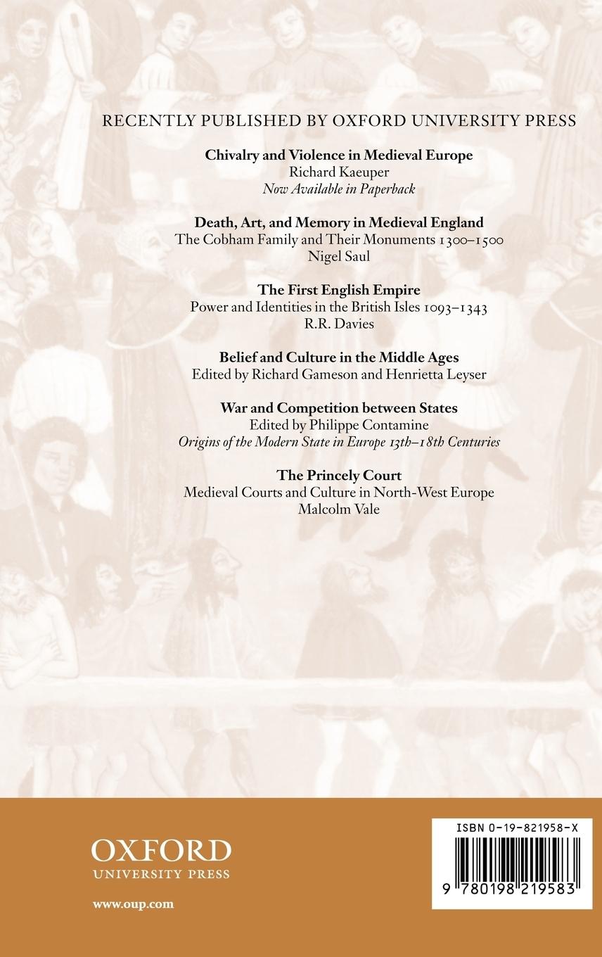 Rückseitencover Medieval Law and the Foundations of the State