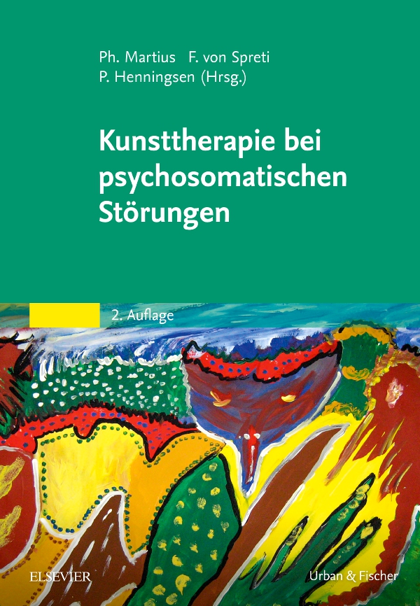Vorderes Coverbild Kunsttherapie bei psychosomatischen Störungen