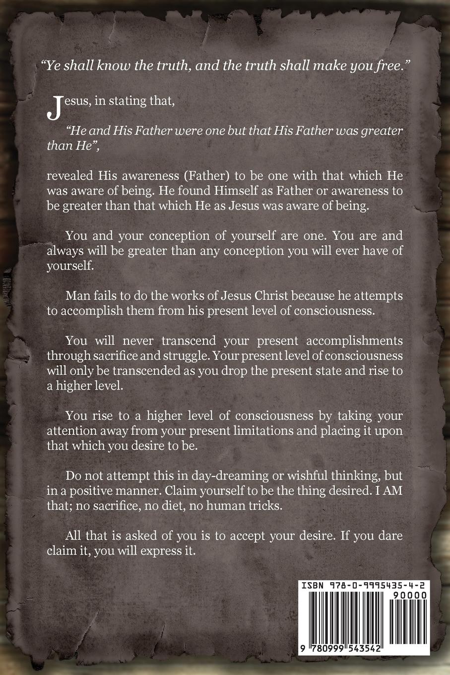 Rückseitencover Neville Goddard's Interpretation of Scripture