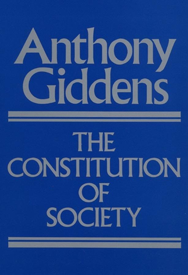 Vorderes Coverbild The Constitution of Society