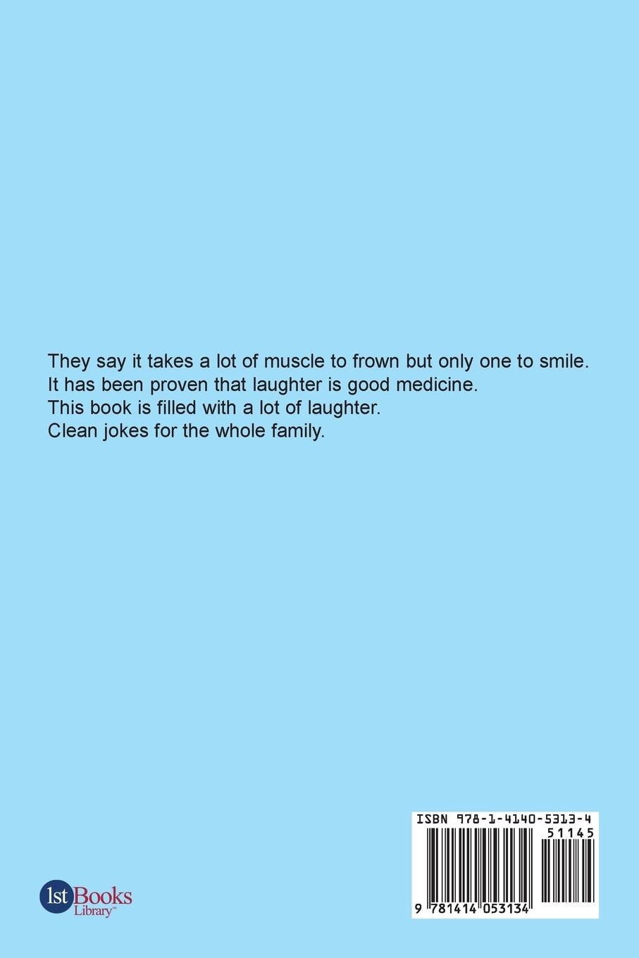 Rückseitencover CLEAN AND FUNNY JOKES LAUGHS OF A LIFE TIME