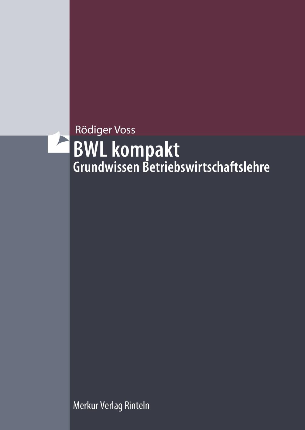 Vorderes Coverbild BWL kompakt