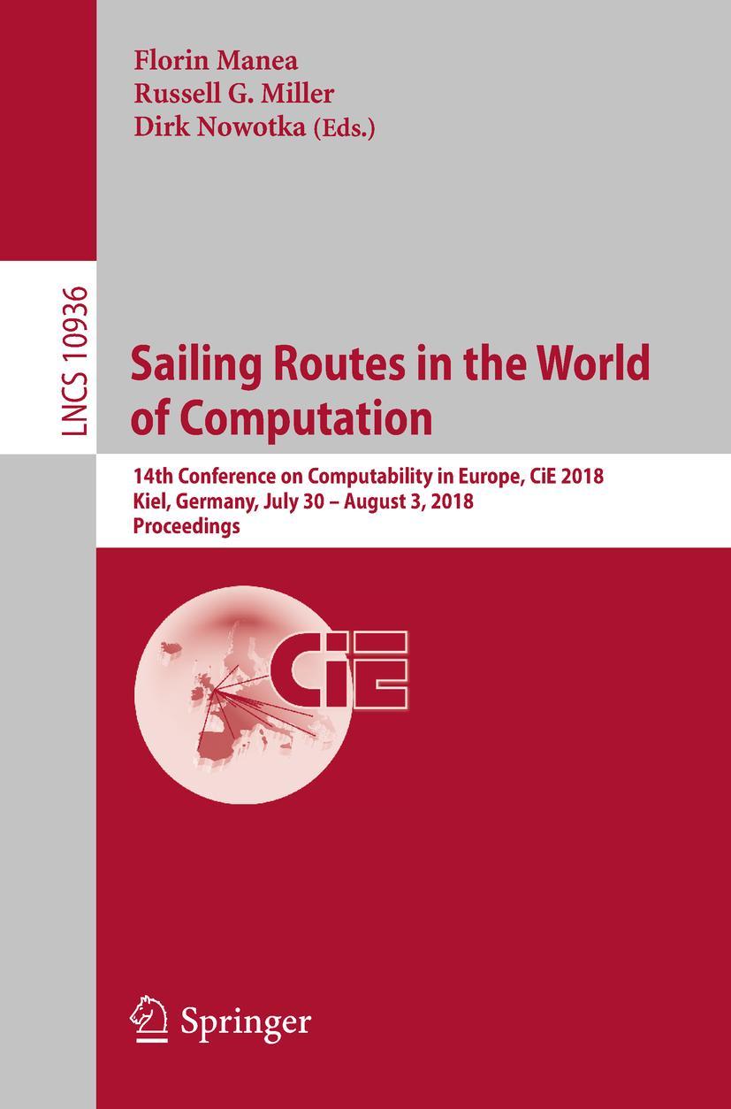 Vorderes Coverbild Sailing Routes in the World of Computation