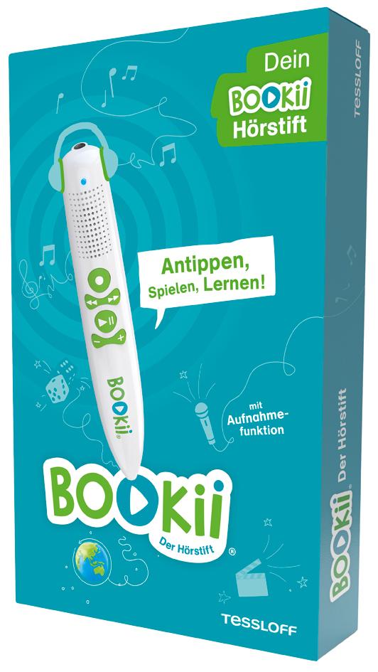 Vorderes Coverbild BOOKii® Der Hörstift. Mit vielen vorinstallierten Titeln und für alle weiteren Produkte der BOOKii-Welt!