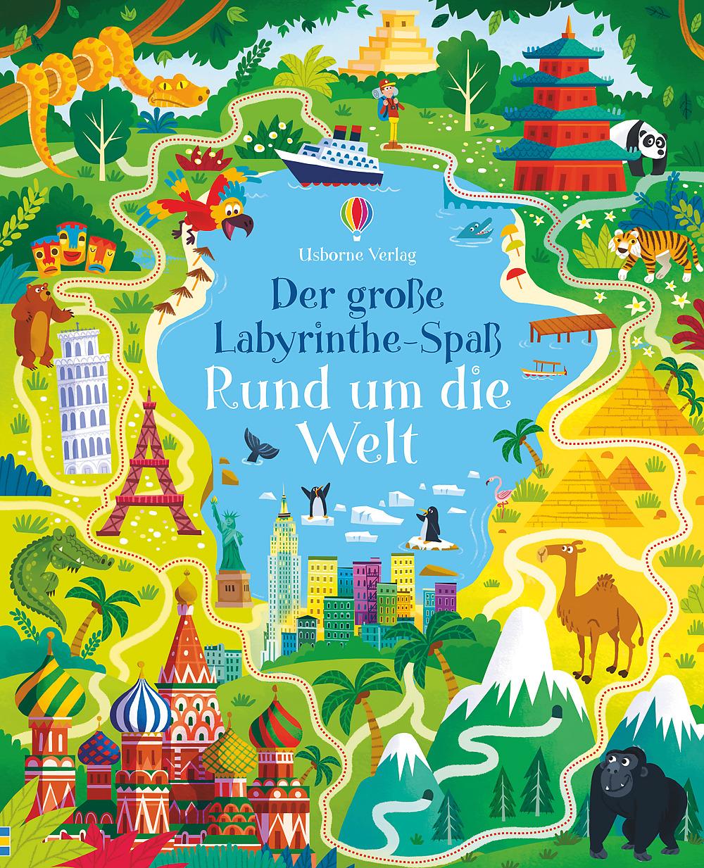 Vorderes Coverbild Der große Labyrinthe-Spaß: Rund um die Welt