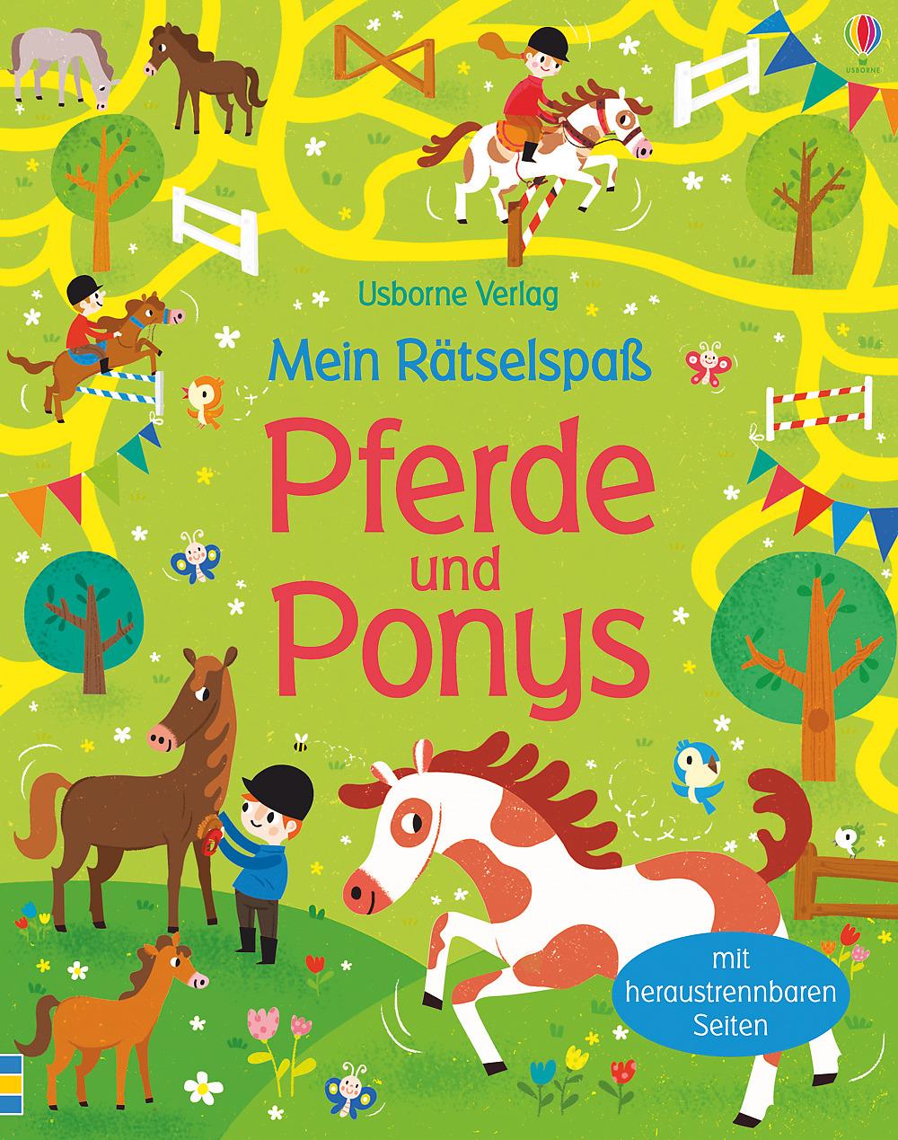 Vorderes Coverbild Mein Rätselspaß: Pferde und Ponys