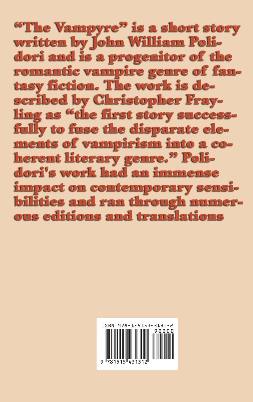 Rückseitencover The Vampyer
