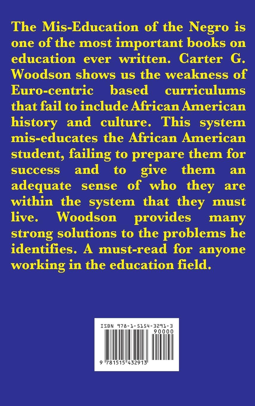 Rückseitencover The Mis-Education of the Negro