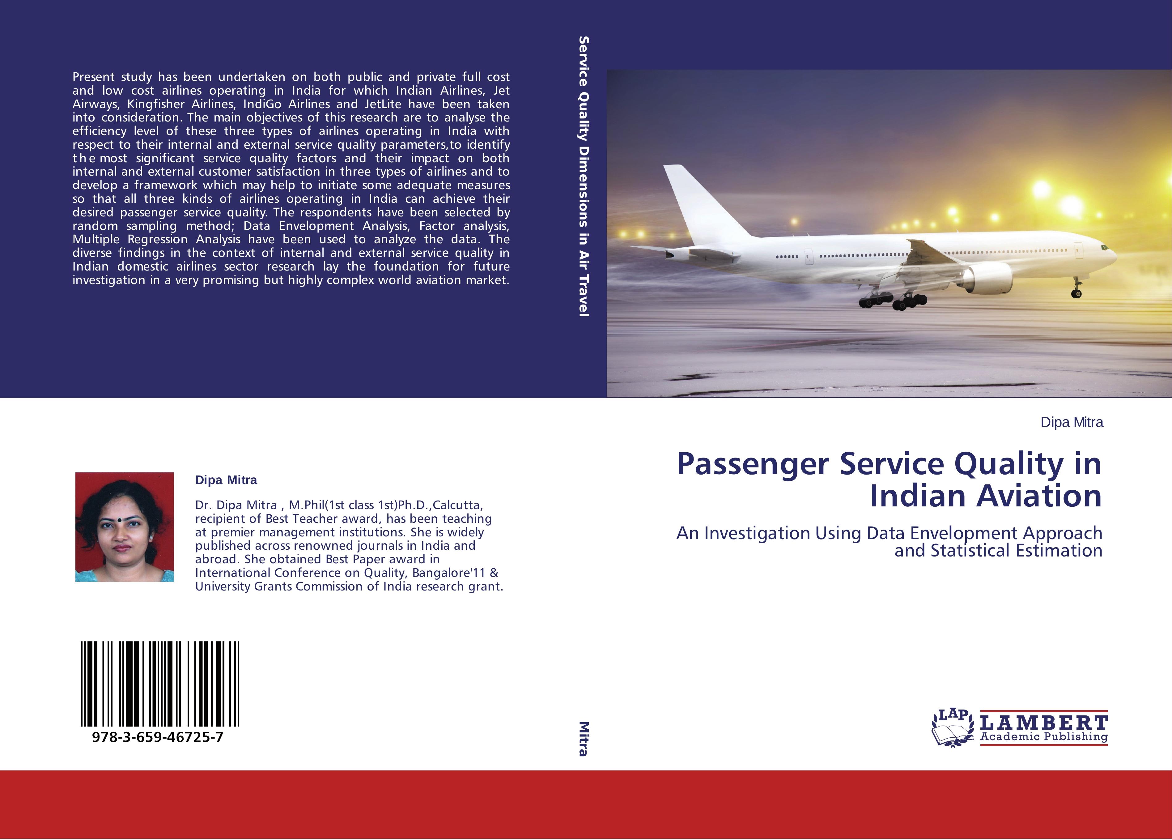 Vorderes Coverbild Passenger Service Quality in Indian Aviation