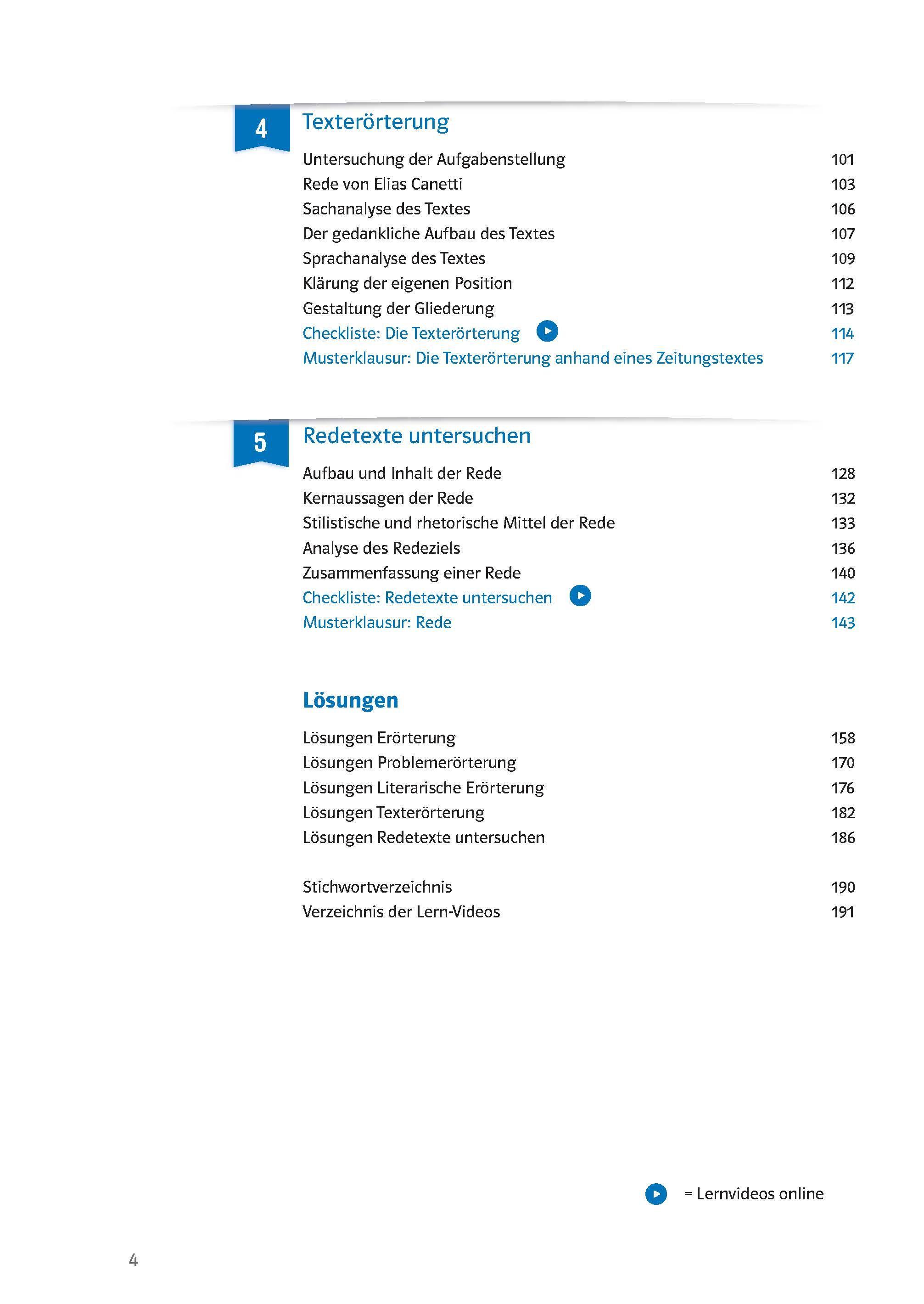 Beispielinhalt (Bild) Klausur-Training - Deutsch Erörterung