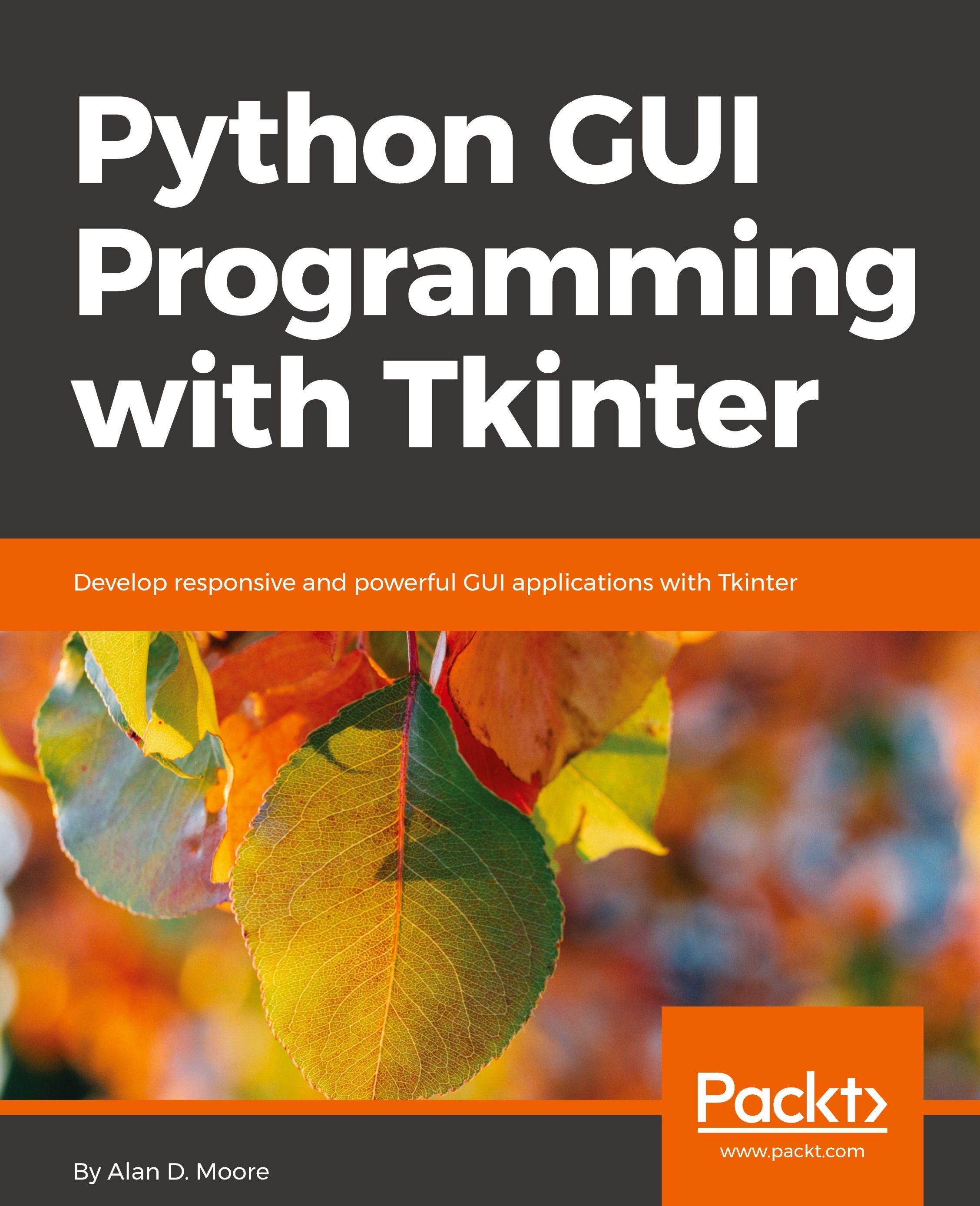 Vorderes Coverbild Python GUI Programming with Tkinter
