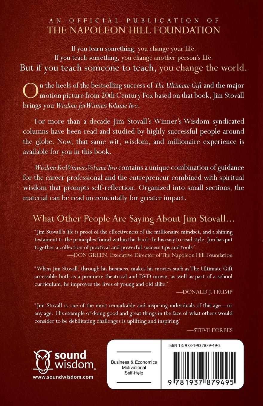 Rückseitencover Wisdom for Winners Volume Two